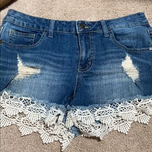 Jean shorts